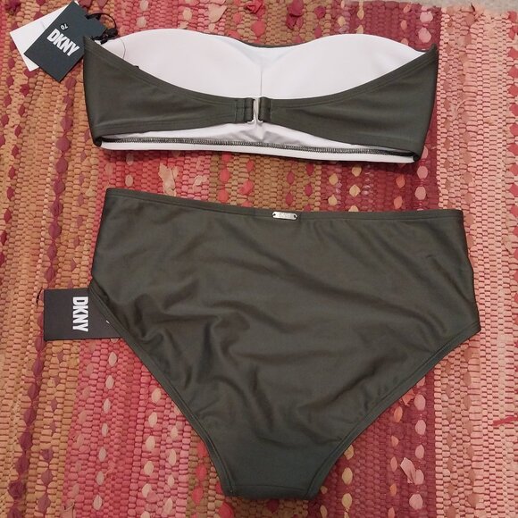 NWT DKNY Two Piece Swimsuit - Picture 2 of 2